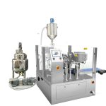 Ambalaj automat prefabricat cu sigiliu de umplere a pungii cu umplutură cu piston pentru lichid și pastă