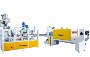 Linie automată de ambalare a pungilor de hârtie pentru făină