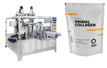 Mașină automată de ambalat pulbere pentru doy bag cu fermoar