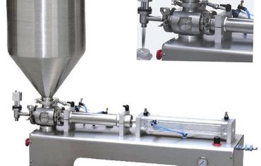 un singur cap de piston de umplere lichid vâscos