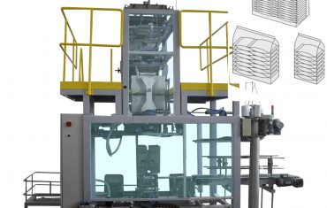 Linie automată de ambalare a producției de balotare a sacilor moi