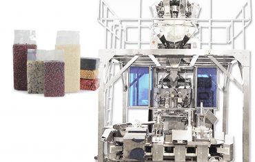 Mașină automată de ambalare de umplere pentru cereale pentru formarea de pungi de vid de tip cărămidă