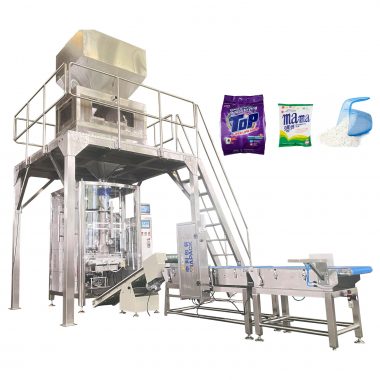 Mașină de ambalare automată pentru etanșare de umplere a pungilor de detergent praf