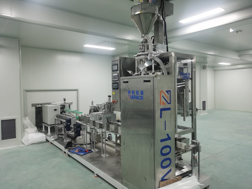 mașină de ambalat în vid pentru pulbere